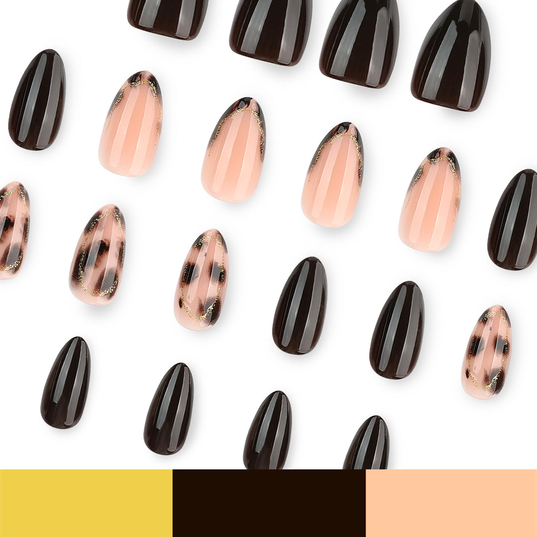 Artificial nail art with elegant accents Bowlift