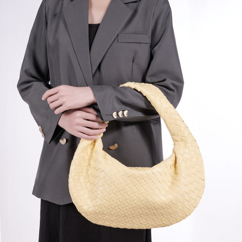 Designer Woven Handbag Bowlift