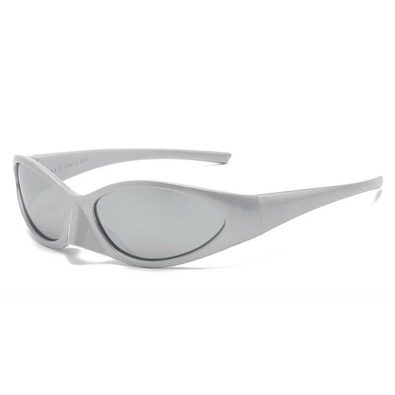 Women's Sporty Sunglasses with Aerodynamic Design Bowlift