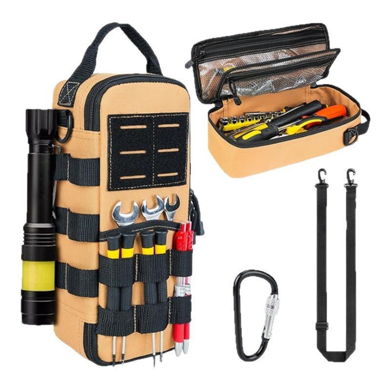 Multifunctional tool bag with detachable shoulder strap Bowlift