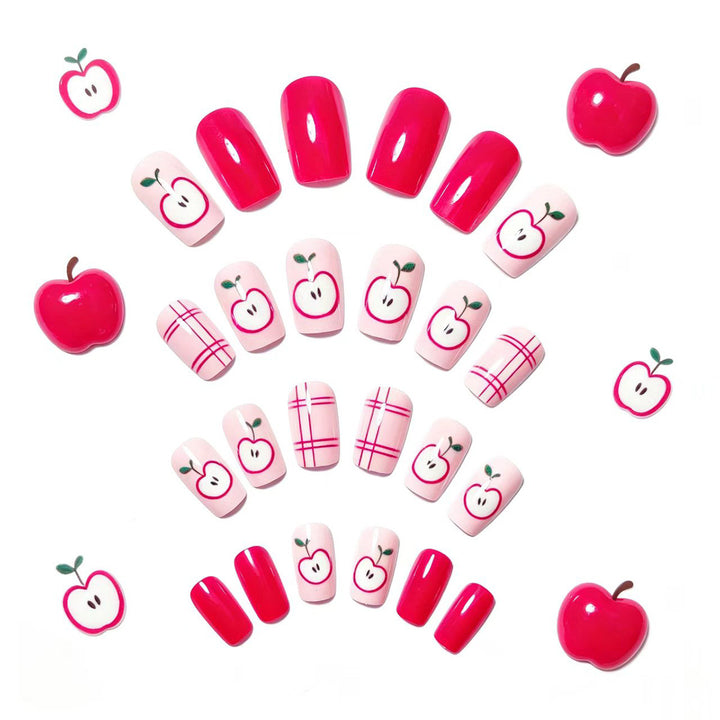 Creative Apple-Themed Nail Art Bowlift 1788155498