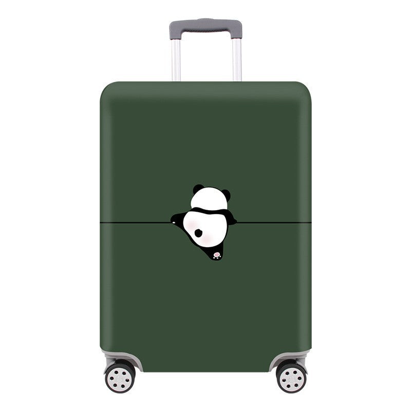 Unisex Hard-shell Travel Suitcase with Funny Panda Design Bowlift
