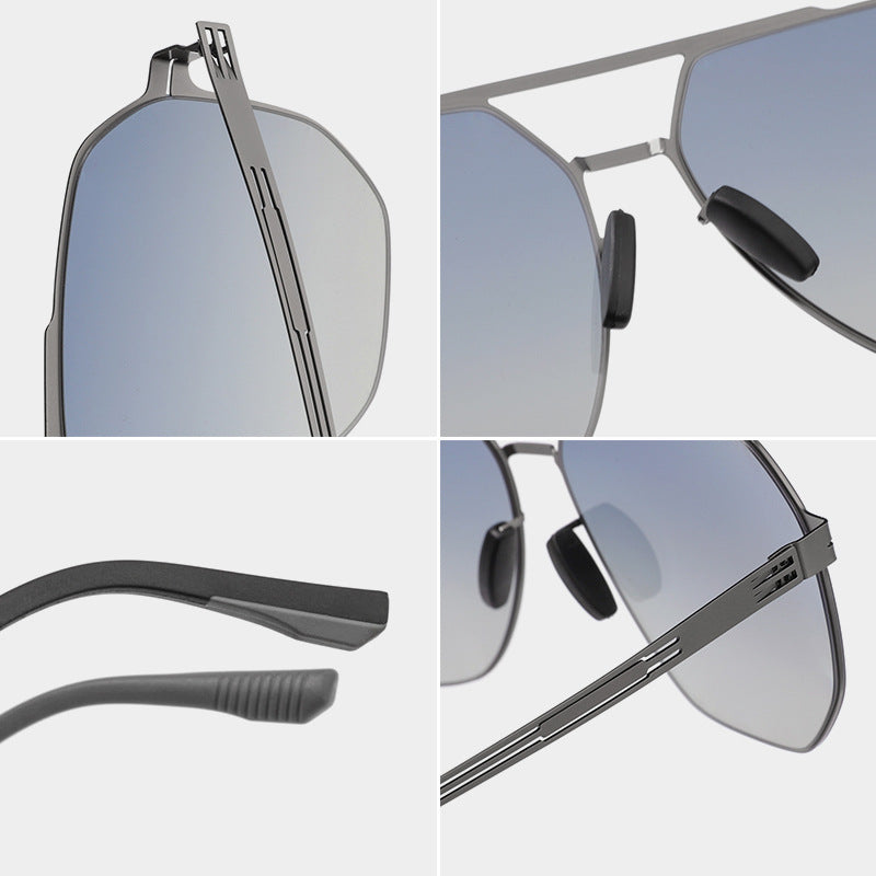 Premium Geometric Frame Sunglasses Bowlift