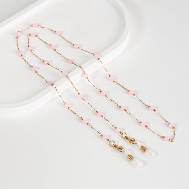 Elegant Beaded Glasses Chain Bowlift