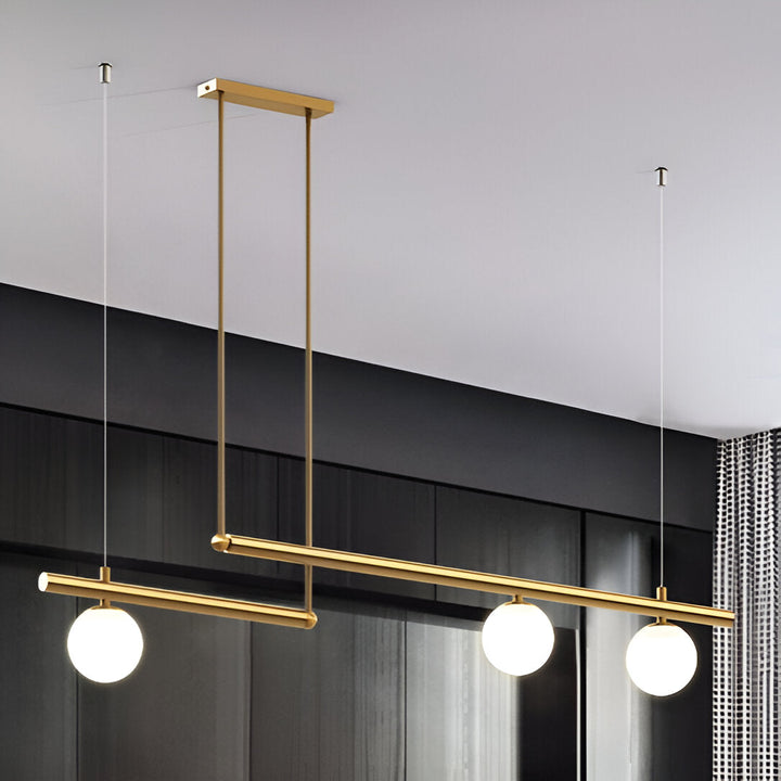 BowLift | Nordic Glass Linear Luxury Pendant Lamp