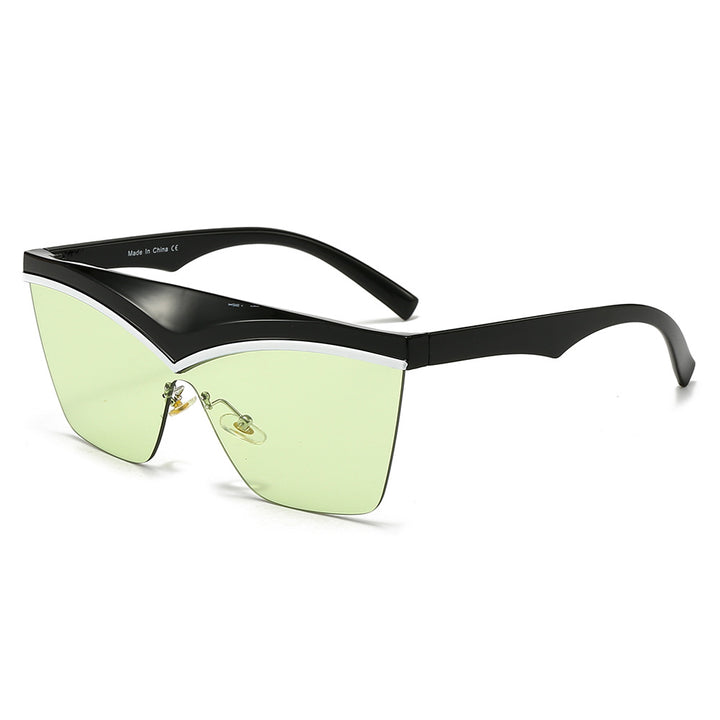 Ladies Designer Sunglasses with Asymmetrical Frame and High-Tech Lenses Bowlift