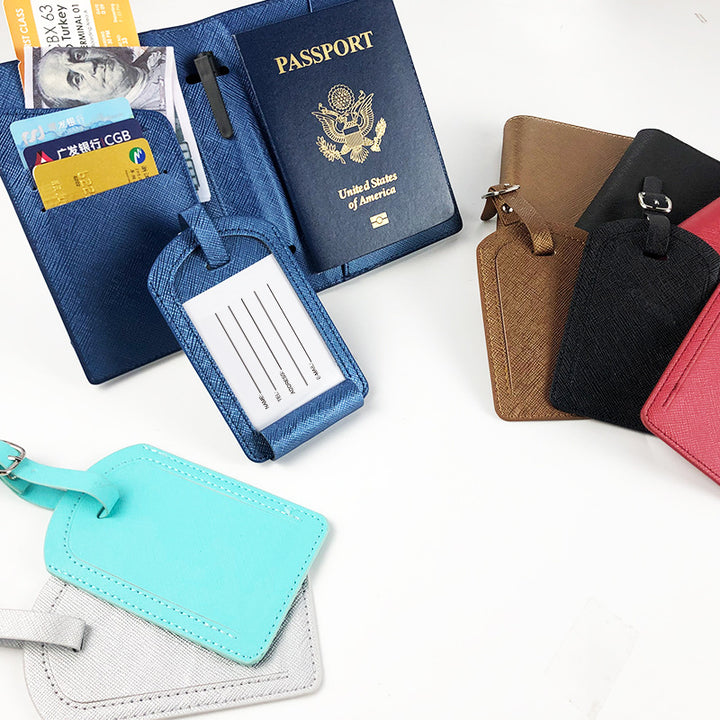 Stylish Passport and Luggage Tag Set Bowlift