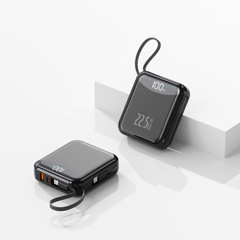 Compact fast-charging power bank with LED display Bowlift