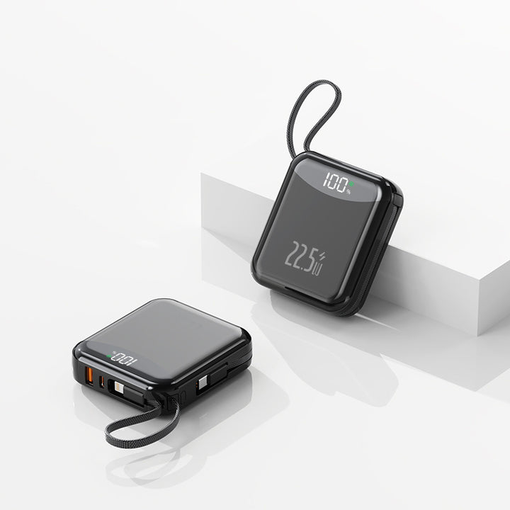 Compact fast-charging power bank with LED display Bowlift