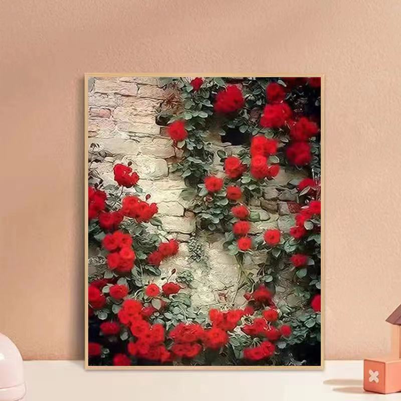 Floral Landscape Canvas Art Bowlift