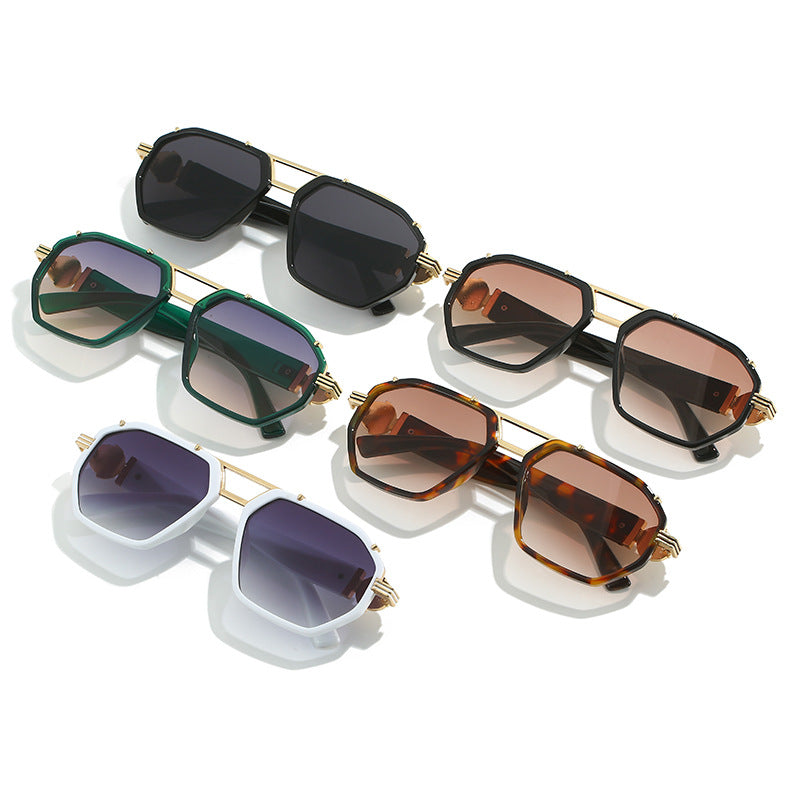 Elegant Oversized Geometric Sunglasses Bowlift