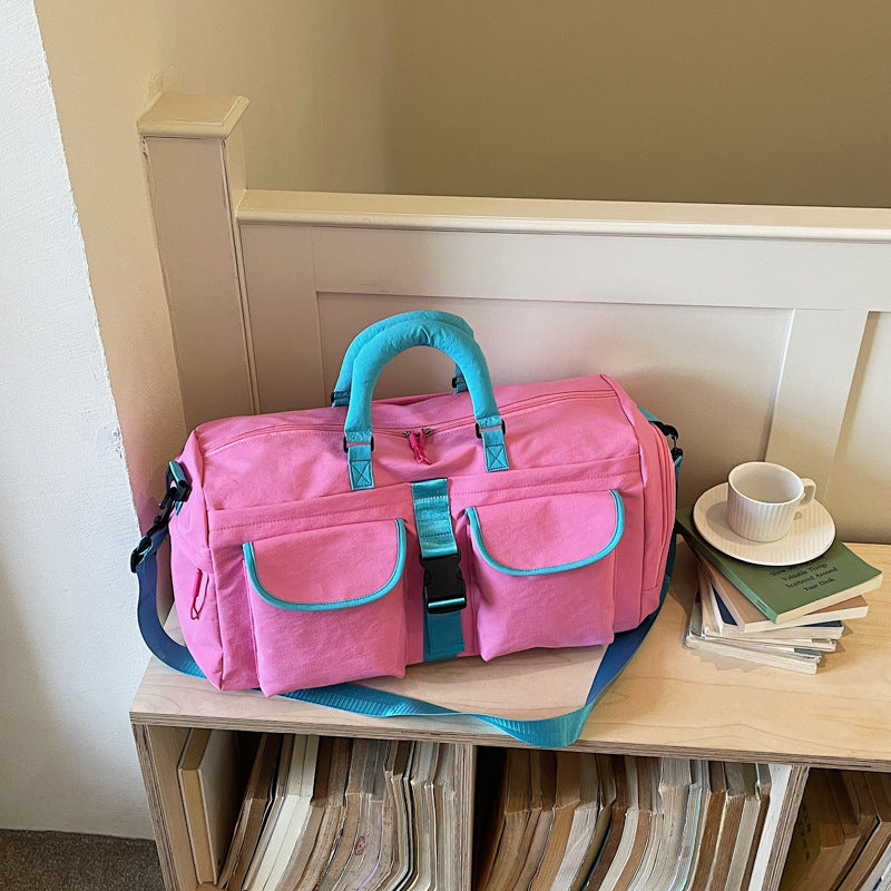 Multi-Pocket Travel Duffel Bag