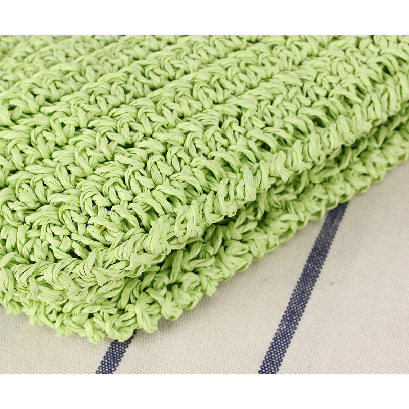 Shoulder bag made of natural woven material with stylish design Bowlift