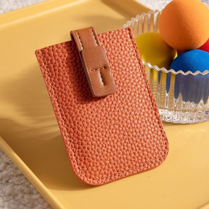 Elegant Leather Card Holder Bowlift