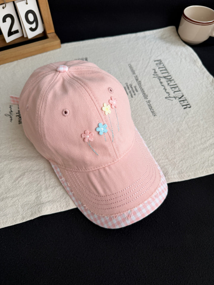 Embroidered Floral Baseball Cap