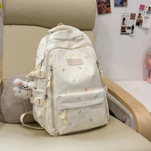 Versatile Patterned Casual Backpack