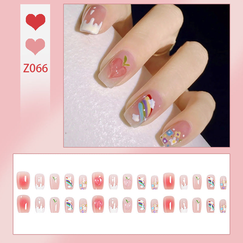 Creative nail art set with colorful fruit motifs and stylish designs Bowlift