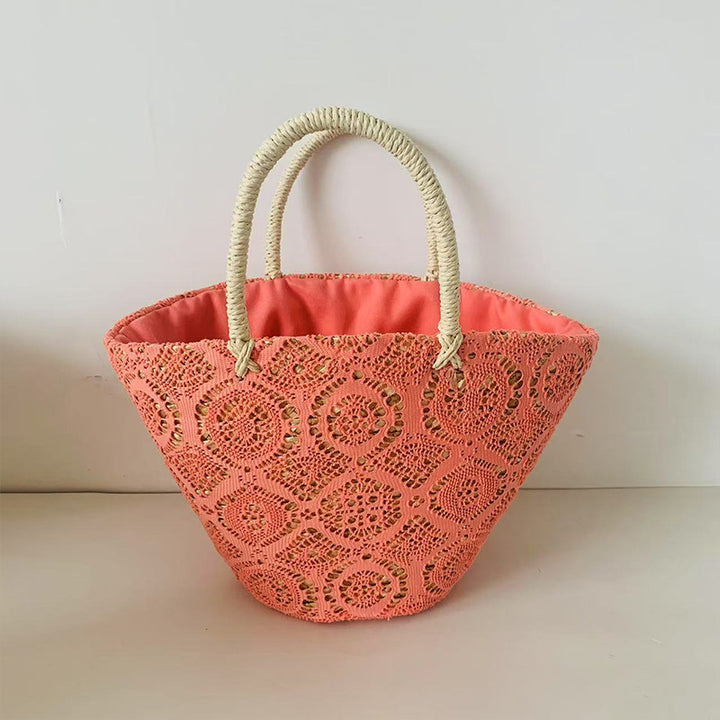 Basket bag with elegant, woven design Bowlift