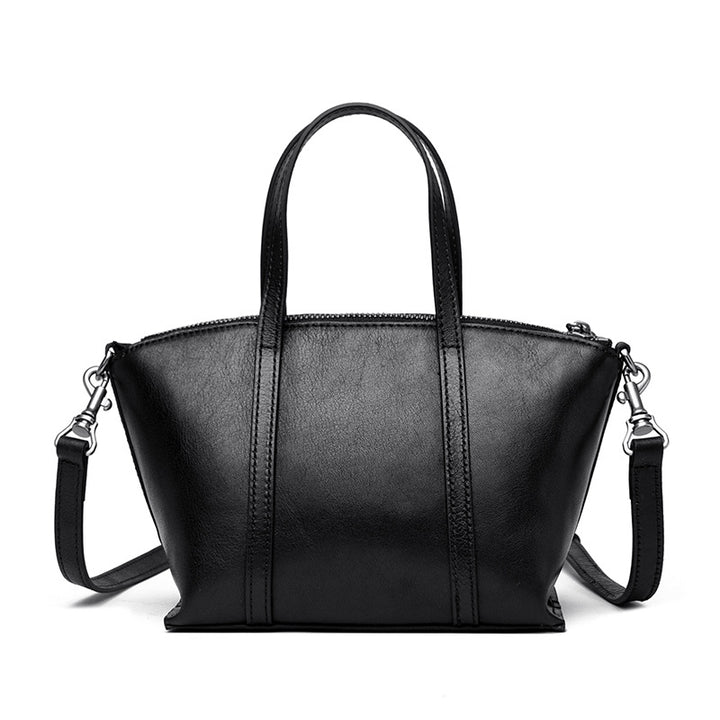 Textured Leather Handbag Bowlift