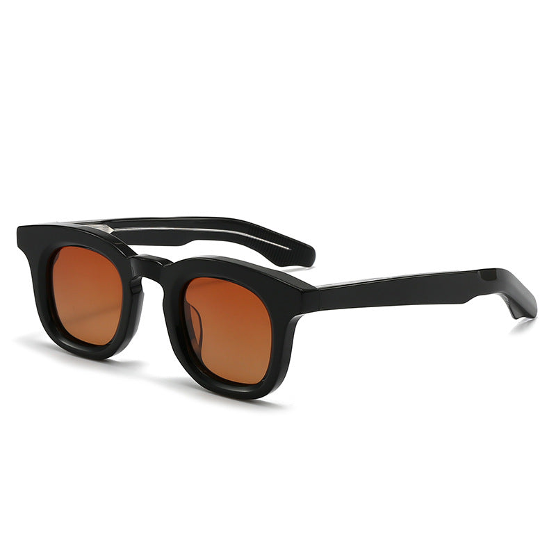 Women's trendy oversized sunglasses with transparent frame and polarized lenses Bowlift
