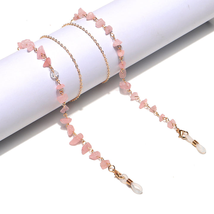 Natural Crystal Eyewear Chain Bowlift