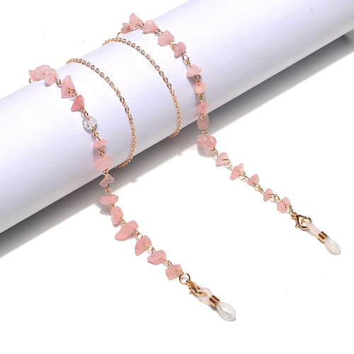 Natural Crystal Eyewear Chain Bowlift