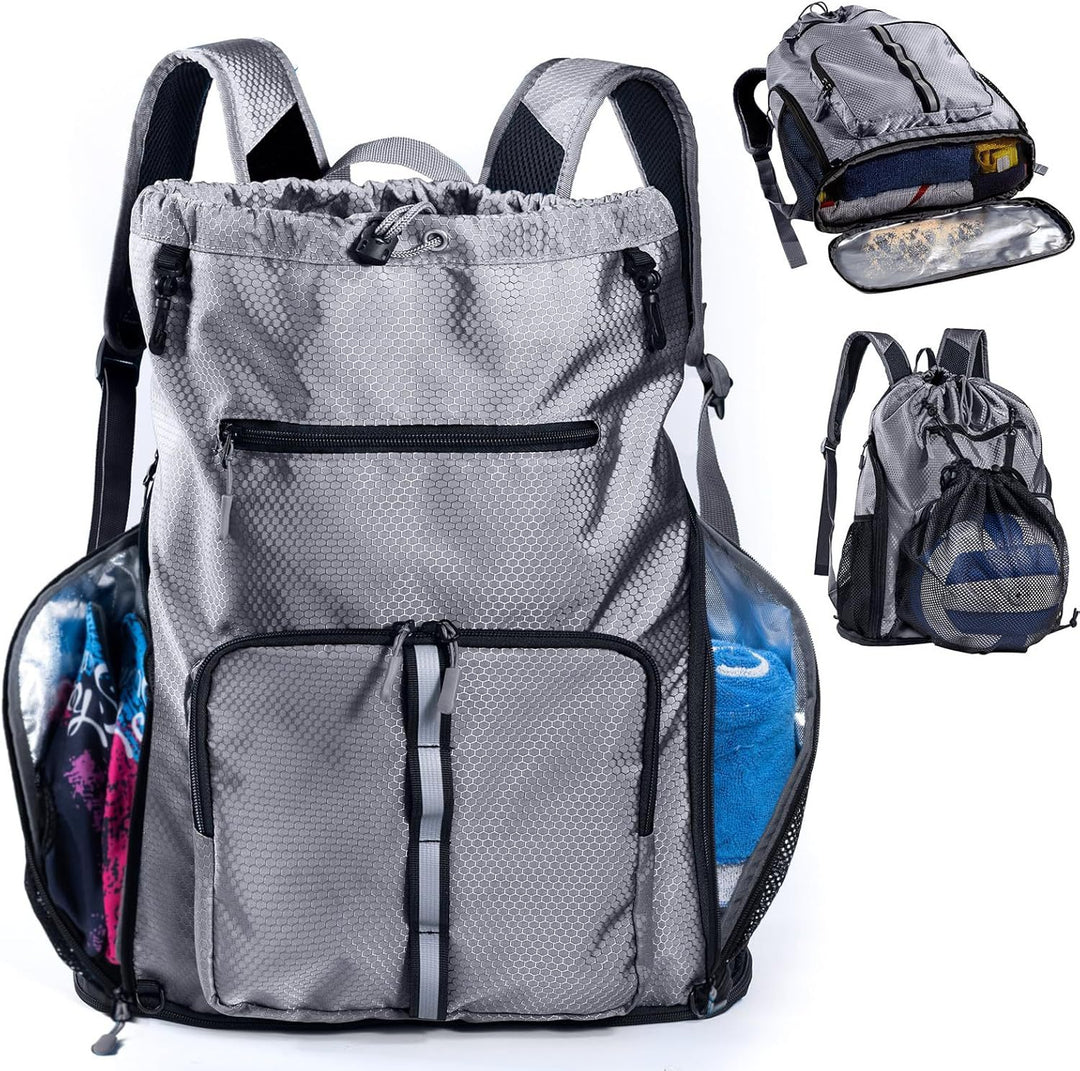 Multifunctional leisure backpack with special compartments for towels and sports accessories Bowlift