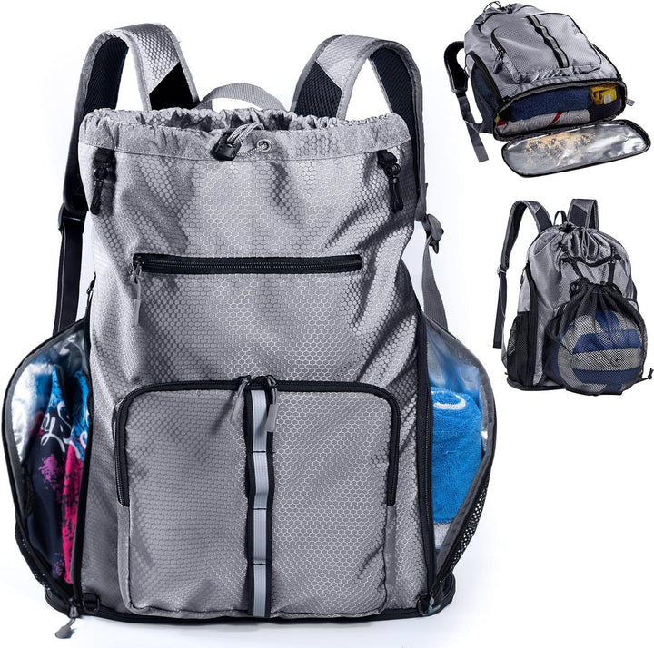 Multifunctional leisure backpack with special compartments for towels and sports accessories Bowlift