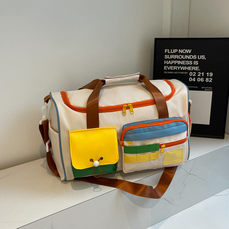 Multifunctional Sports Duffel Bag With Practical Outside Pockets Bowlift