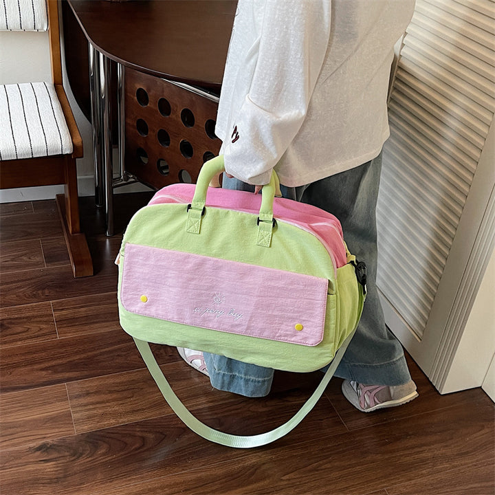 Sporty Multifunctional Duffel Bag with Multiple Compartments Bowlift