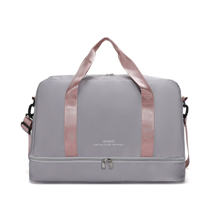 Sporty Travel Bag With Spacious Interior Compartment And Removable Shoulder Strap Bowlift