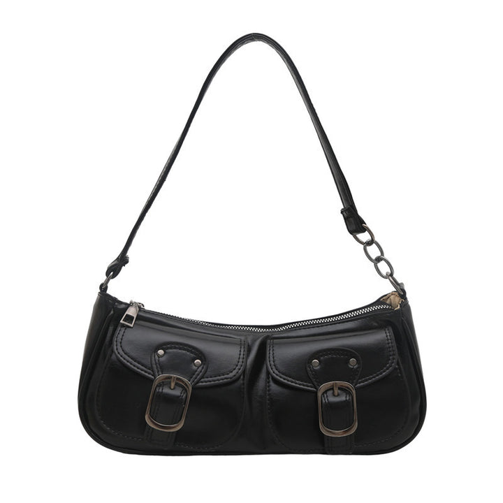 Stylish Dual Pocket Shoulder Bag Bowlift