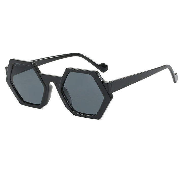 Ladies' striking sunglasses with hexagonal frame and comfortable fit Bowlift