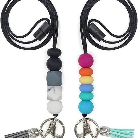 Colorful Silicone Keychain Lanyard Bowlift
