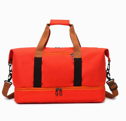 Sporty Travel Bag with Multifunctional Compartments Bowlift