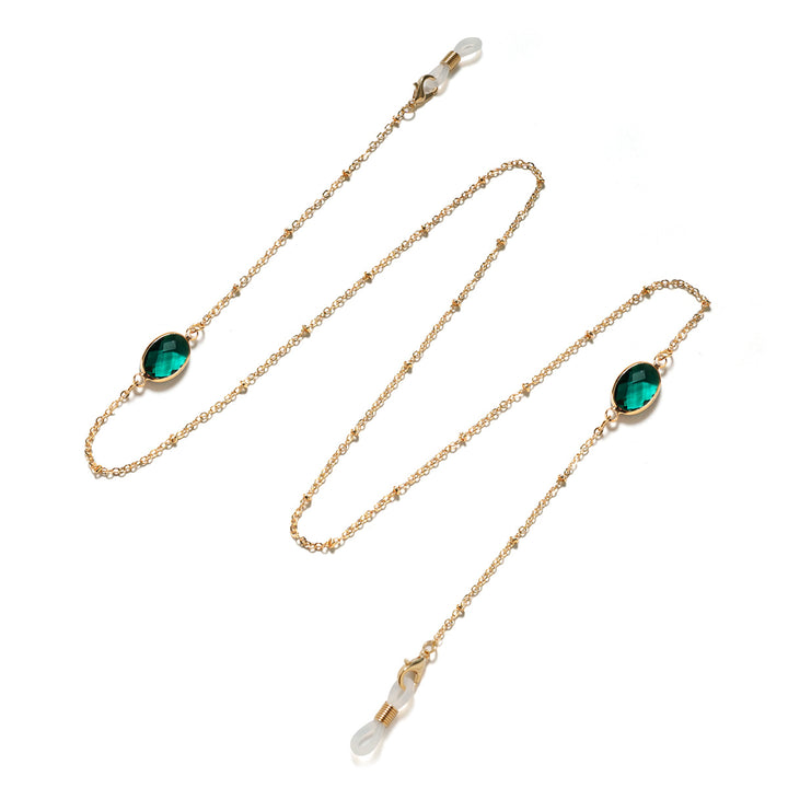 Elegant Gemstone-Embellished Eyewear Holder Bowlift
