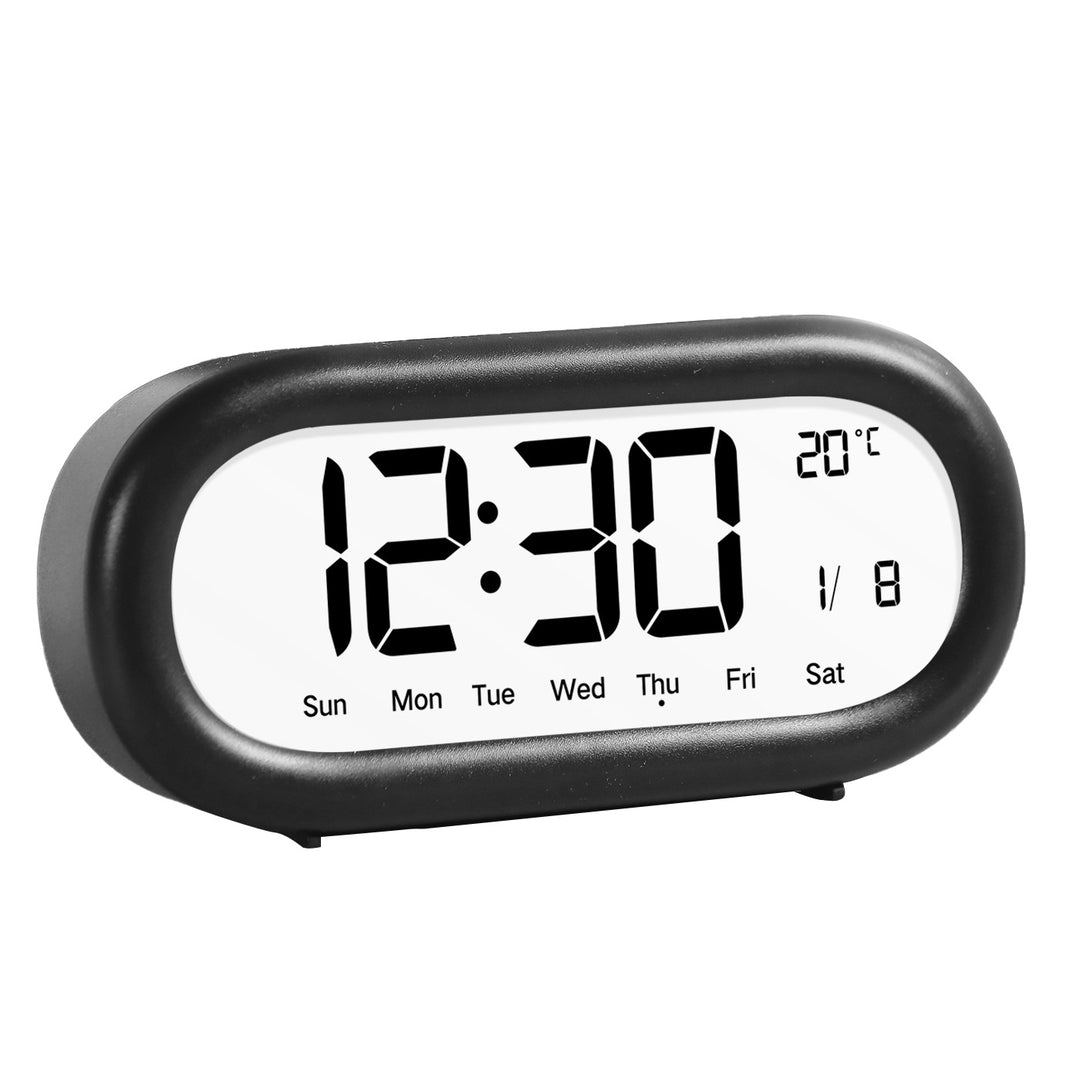 Digital alarm clock with temperature display Bowlift