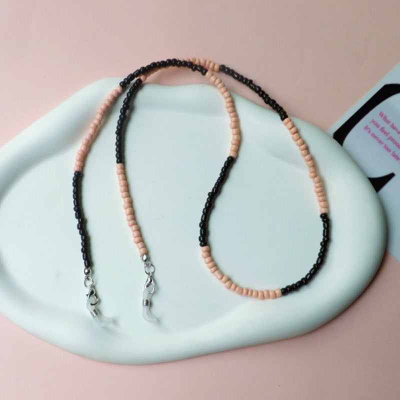 Fashionable Bead Glasses Chain Bowlift