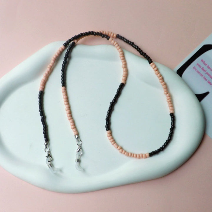 Fashionable Bead Glasses Chain Bowlift