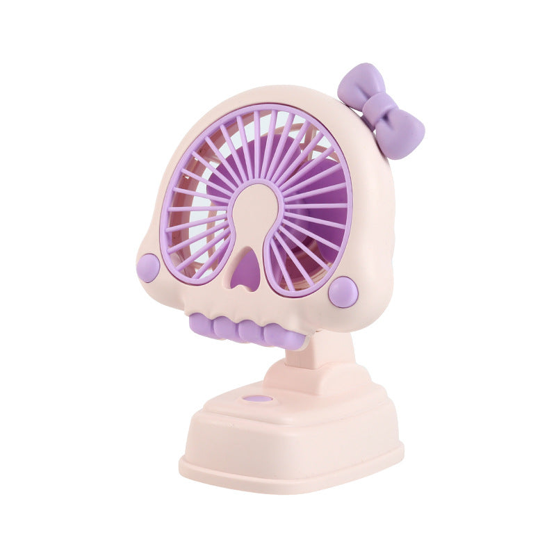 Cartoon Skull-Themed Desk Fan Bowlift