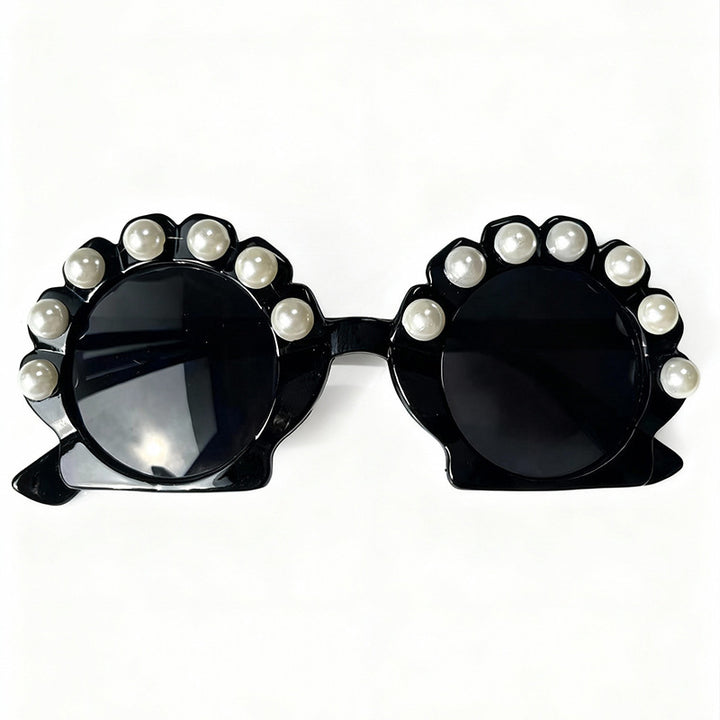 Pearl-Accented Vintage Inspired Sunglasses Bowlift