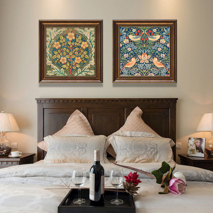 Elegant English-Decorated Flower Art