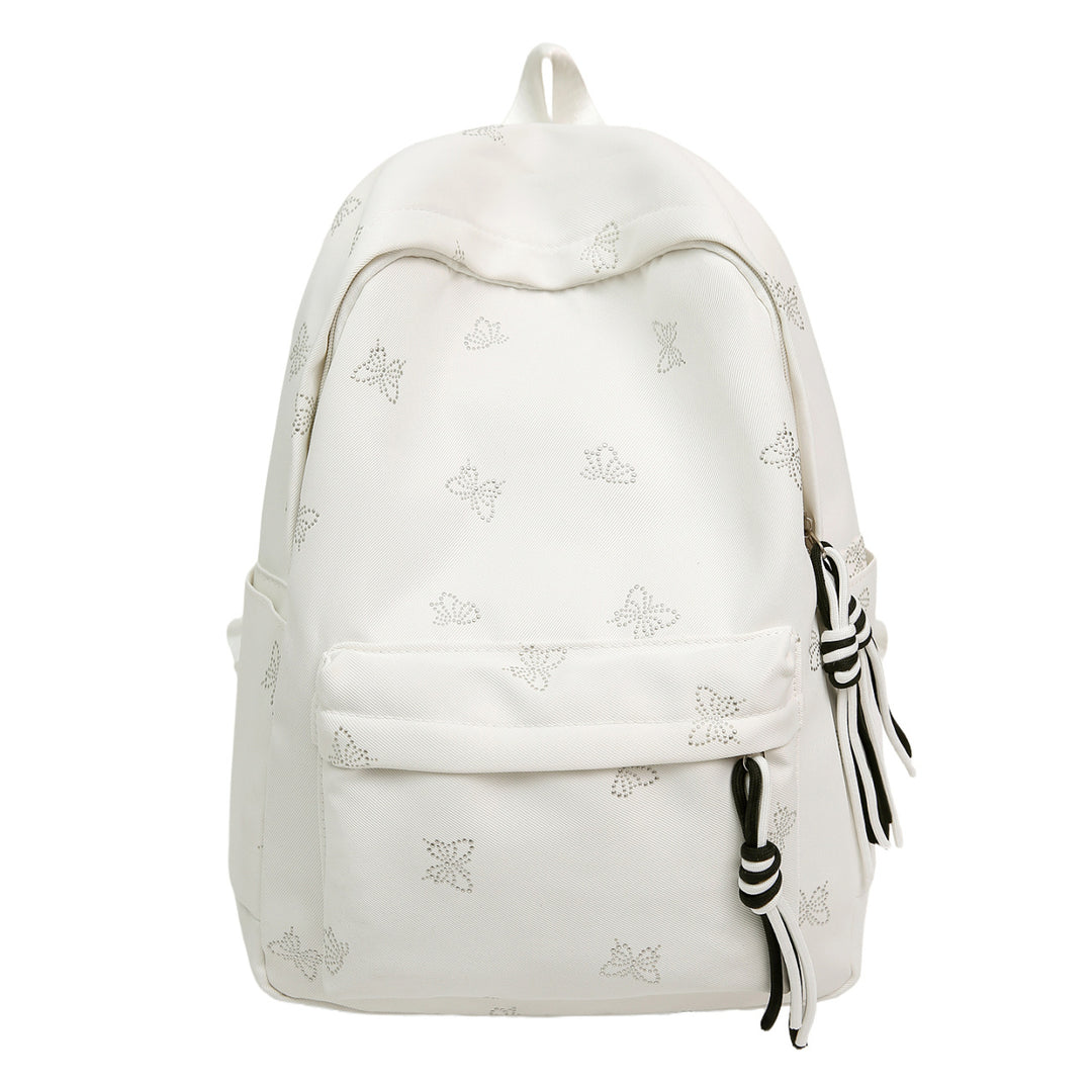 Backpack with Glittering Applications Bowlift