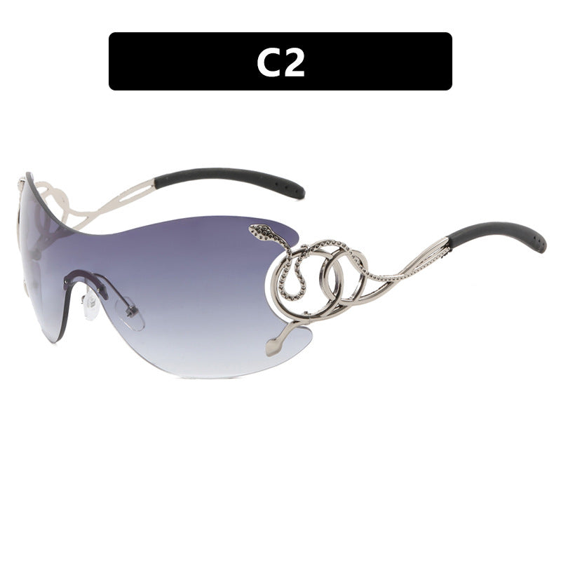 Women’s futuristic sunglasses with playful design Bowlift