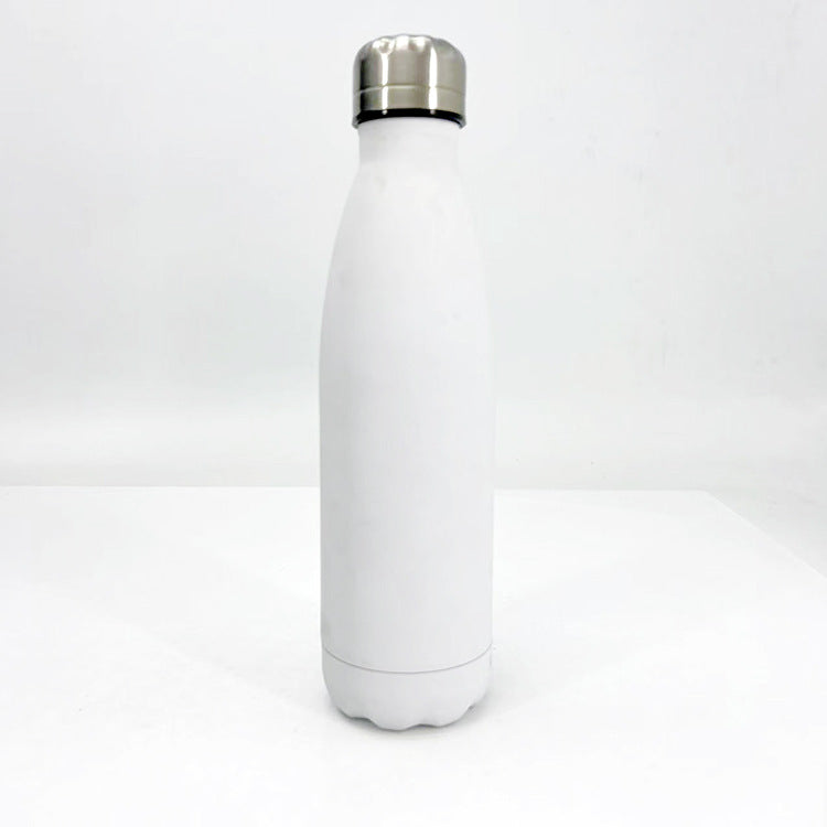 Women stylish stainless steel drinking bottle with anti-slip silicone sleeve Bowlift