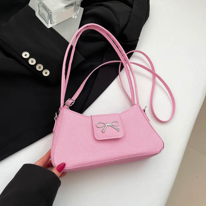 Chic Textured Mini Crossbody Bag Bowlift