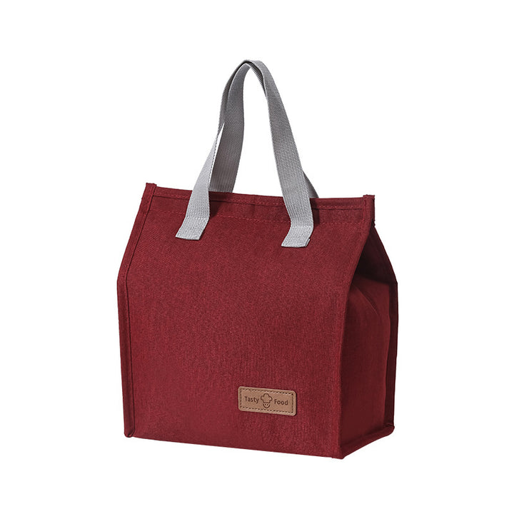 Insulated Lunch Tote with Side Pocket Bowlift