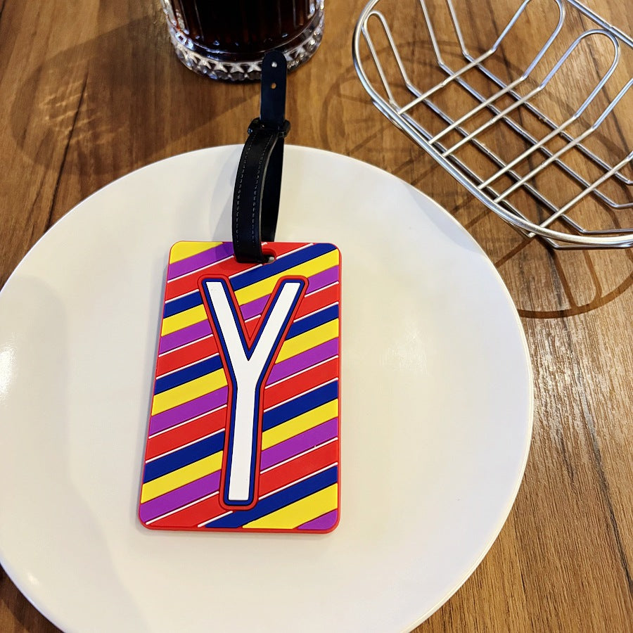 Personalized Alphabet Luggage Tag Bowlift