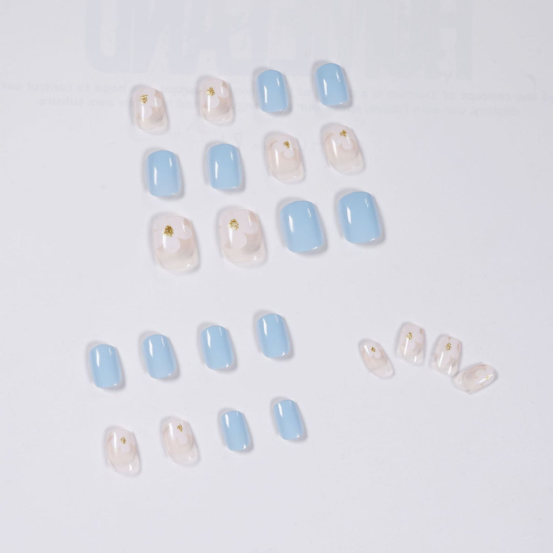 Artful Nail Art with Flower Decoration Bowlift
