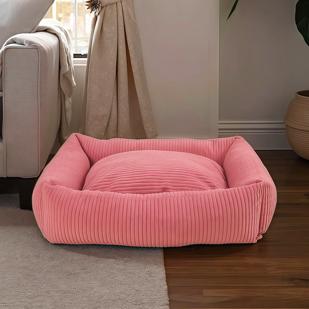 Deluxe Ribbed dog bed